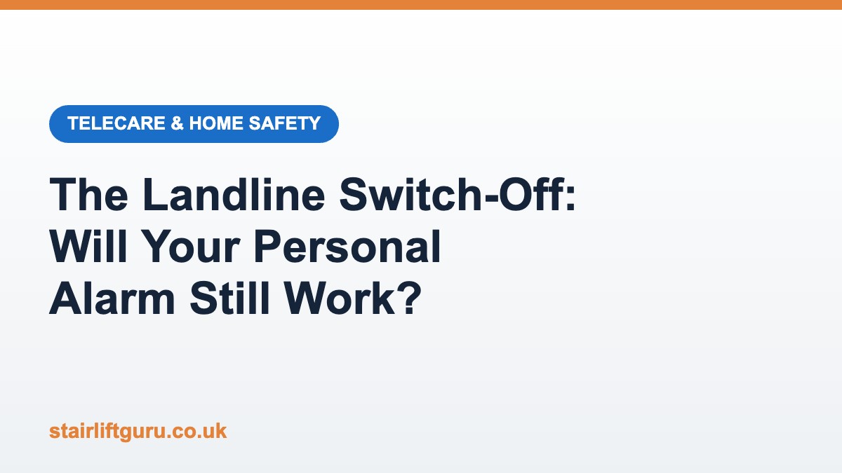 Landline switch-off and telecare personal alarms Personal alarm pendant and the UK landline switch-off