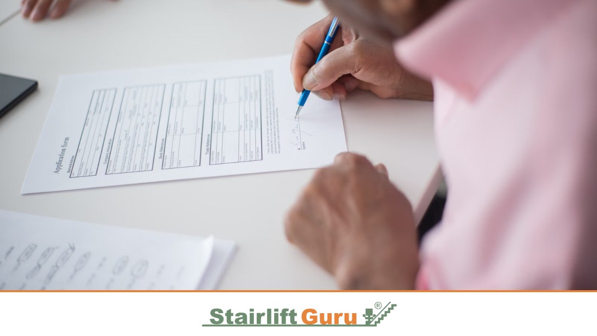 Filling in a form with a pen