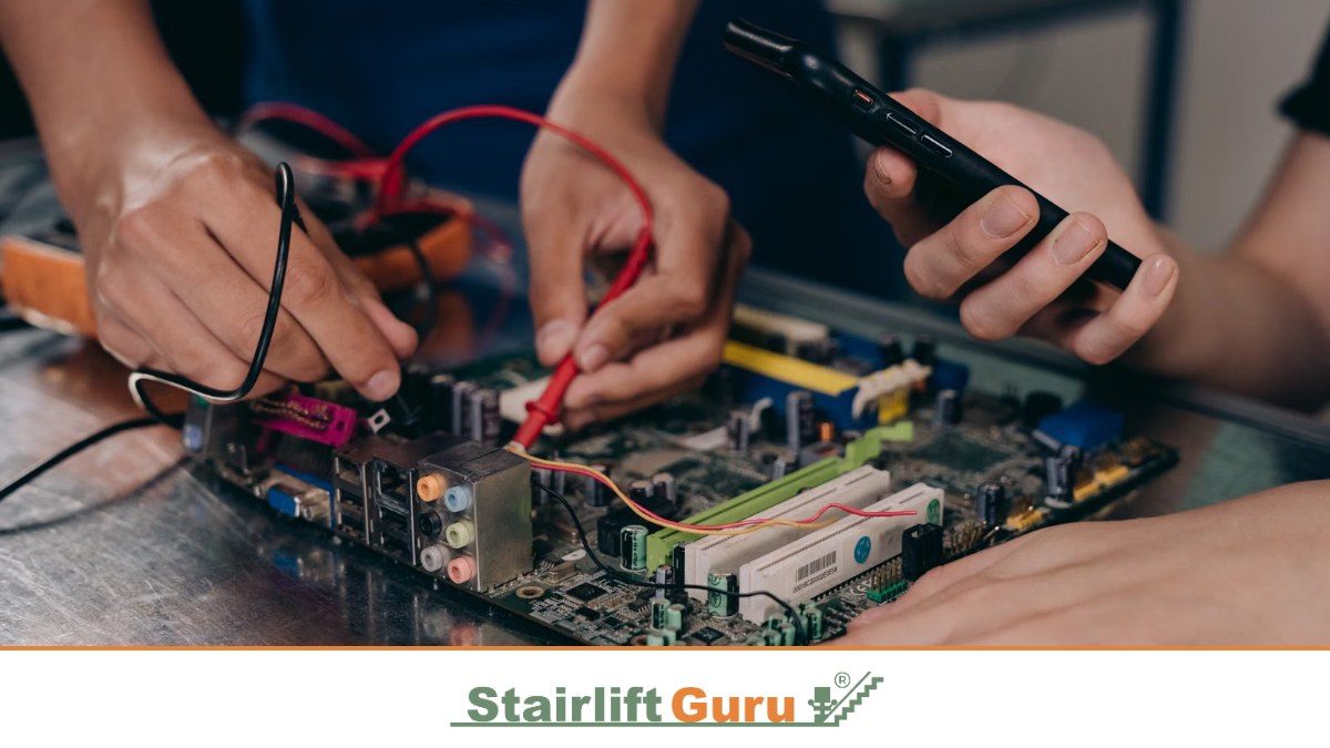 Stairlift Guru technician featured image 3 Technician with tools at work