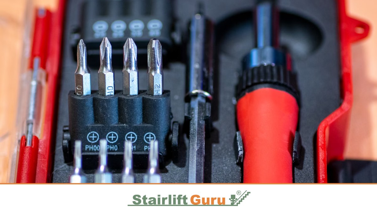 Stairlift Guru technician featured image 6 Technician with tools at work