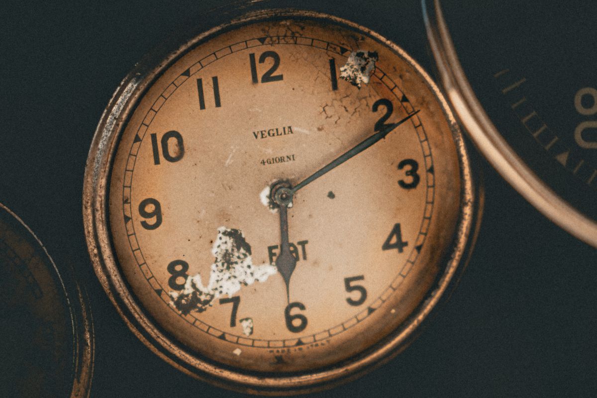 An old clock face